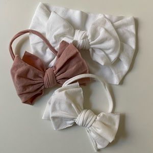 Poppy Knots Little Girl Headbands & Bows Pack